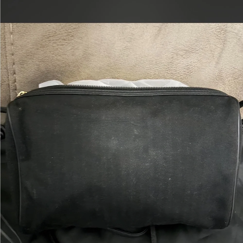 Fendi Black Leather Laptop Bag